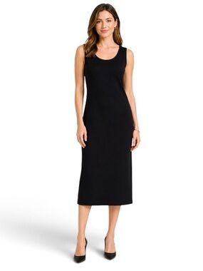 Exclusively Misook - Sleeveless Sheath Knit Tank Dress Sz S